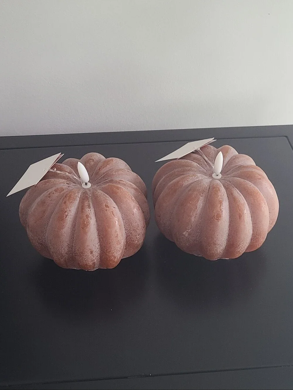 Set of 2 Hobby Lobby Pumpkin Candles